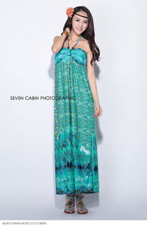 七號倉攝影 女裝裙子服裝商業(yè)商品產品拍攝 波西米亞風格