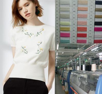 【歐洲站女裝新款歐美高端定制針織毛衣加工 來(lái)樣貼牌 來(lái)圖加工定】?jī)r(jià)格_廠家_圖片